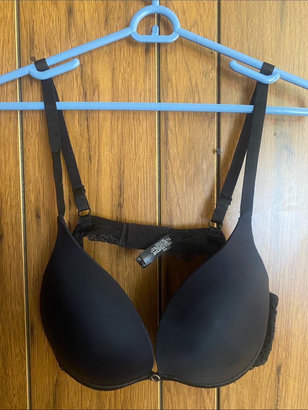 Secret Possessions Black Supportive Bra with Adjustable Straps